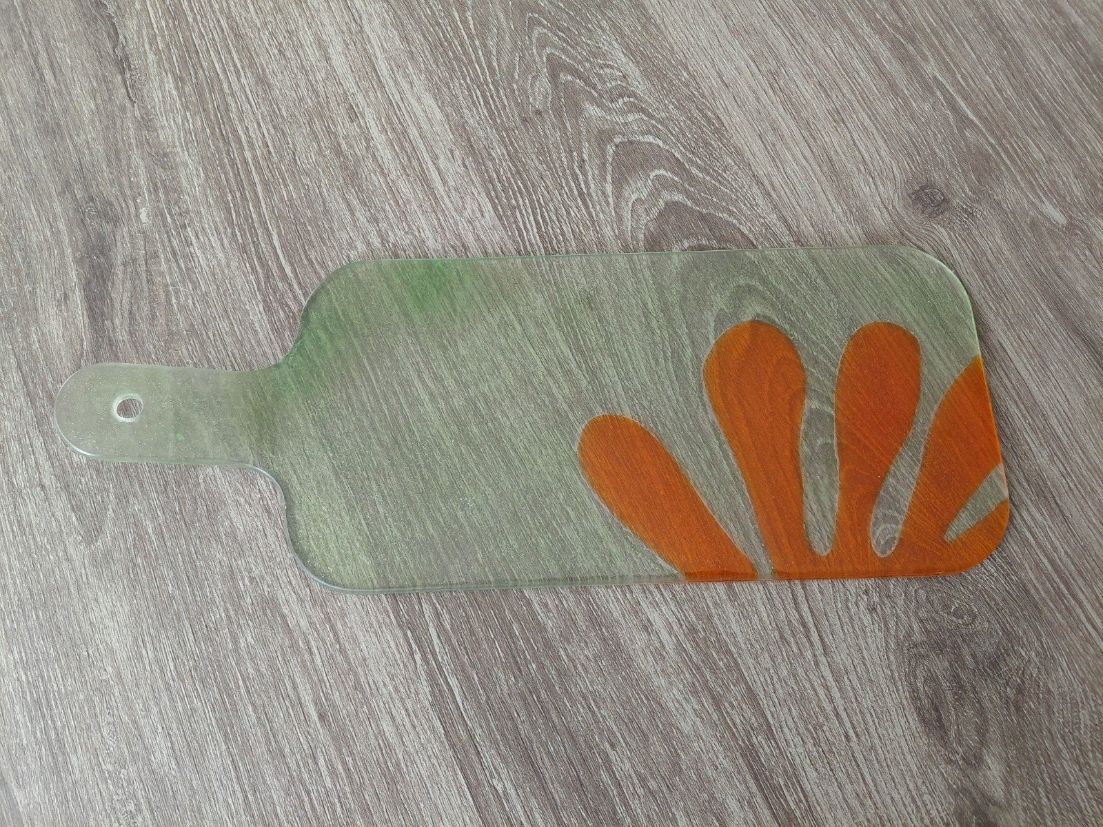 Cavari Atelier borrelplank - serveerplank, Snij-/serveerplank, Ophalen of Verzenden, Zo goed als nieuw, Glas