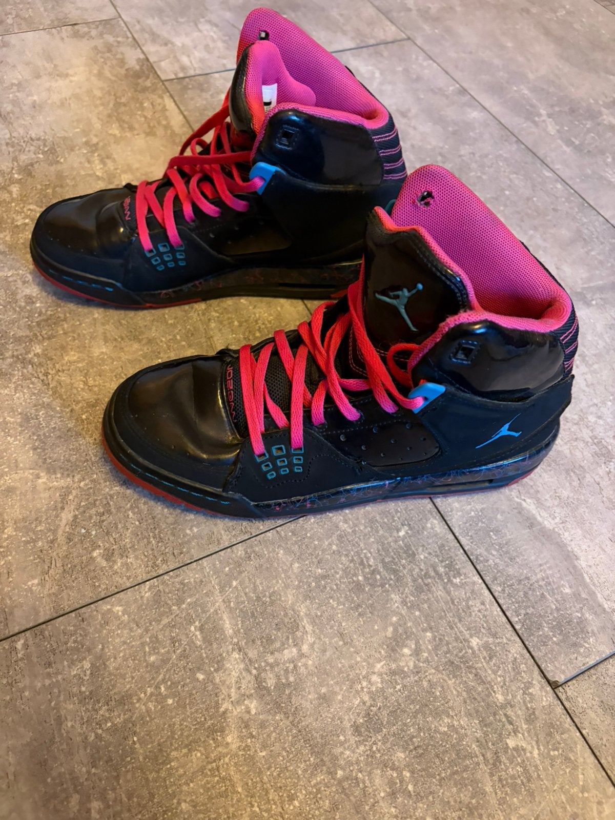 Te koop Jordan Flight maat 38,5, Kleding | Dames, Schoenen, Zwart, Ophalen of Verzenden, Sneakers of Gympen, Zo goed als nieuw