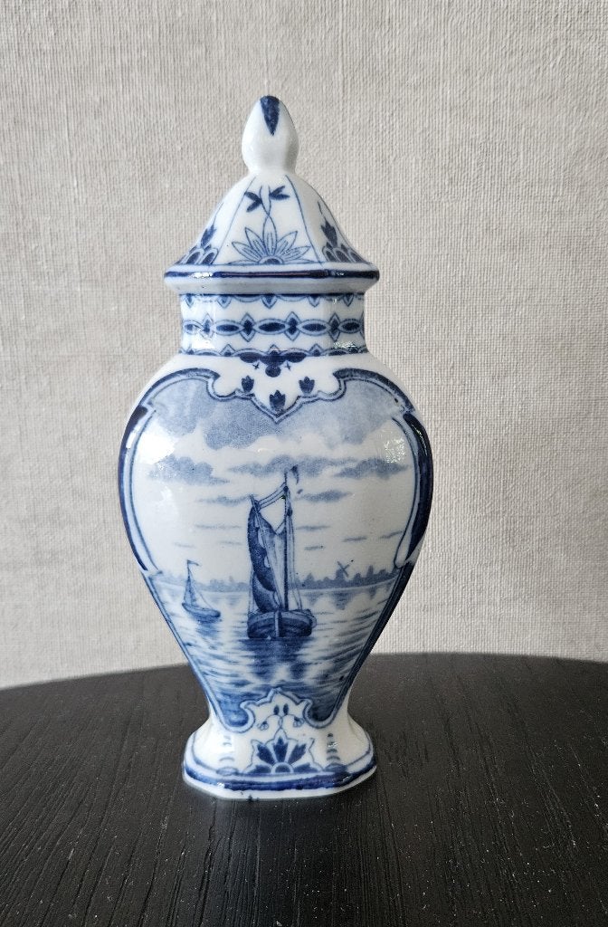 Mosa deksel vaasje, Ophalen of Verzenden
