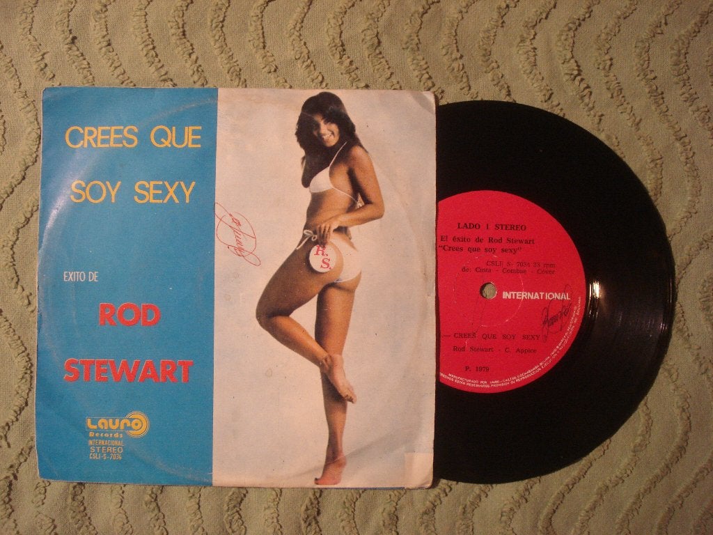 Rod Stewart 7" Vinyl Single: Da ya think I’m sexy (Bolivia), Gebruikt, 7 inch, Ophalen of Verzenden, Import