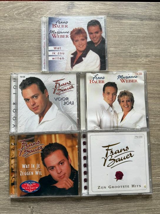Frans Bauer CD collectie - Zo goed als nieuw, Ophalen of Verzenden, Zo goed als nieuw, Levenslied of Smartlap, Inclusief doosje