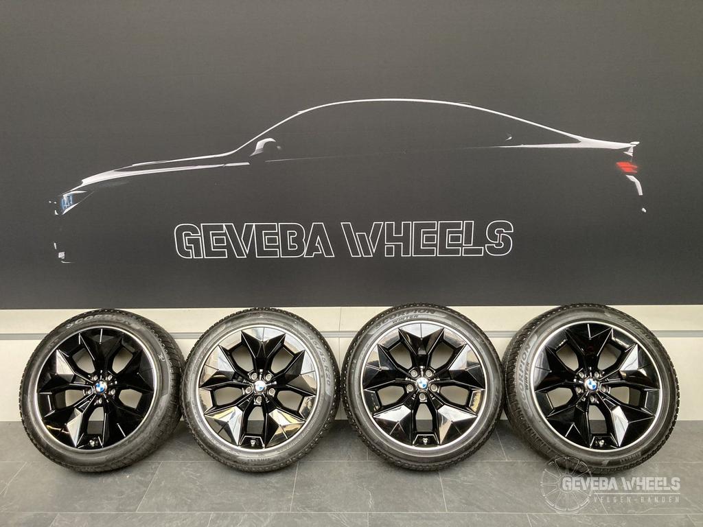 20” originele BMW iX3 G08 velgen + winterbanden 843 5x112, Auto-onderdelen, Banden en Velgen, -, -, Banden en Velgen, 20 inch
