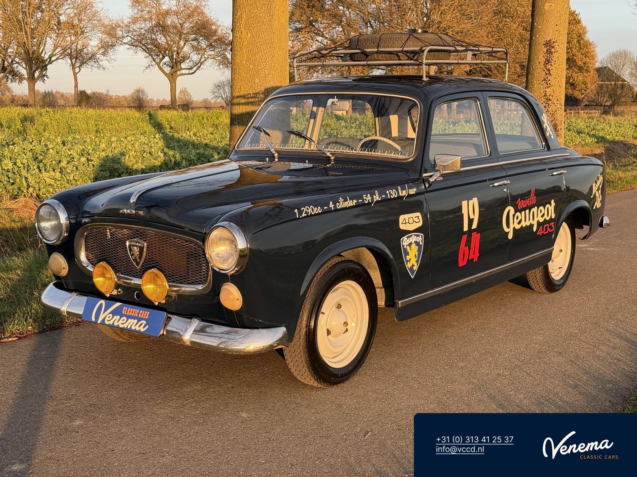 Peugeot 403 b7, Stof, Gebruikt, Overige modellen, Blauw