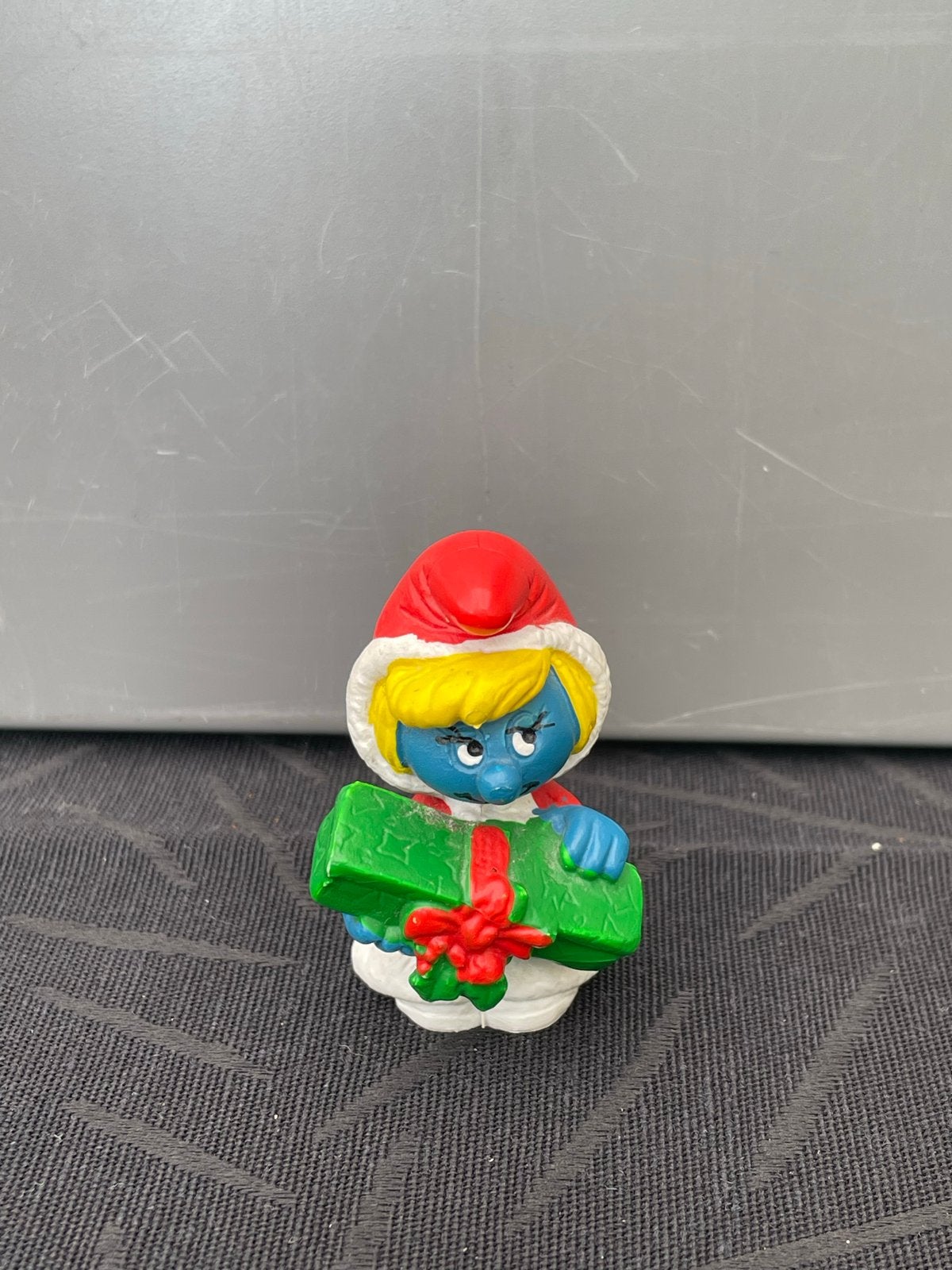 Kerst Smurfin Figuurtje - Feestelijke Smurf Collectible, Ophalen of Verzenden, Gebruikt, Smurfin, Poppetje, Figuurtje of Knuffel