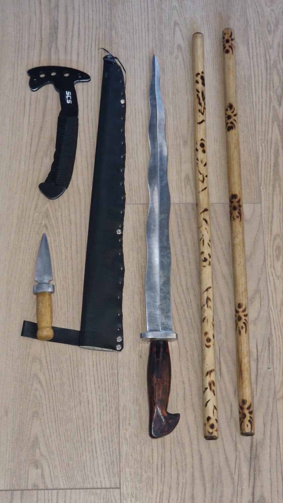 Eskrima / SCS oefenwapens, Maat XL, Ophalen of Verzenden