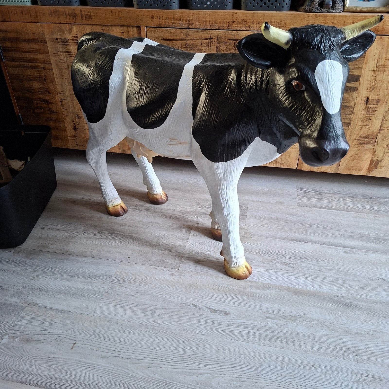 mooi net echt beeld grote koe kalf boerderij, Ophalen, Nieuw, Kunststof