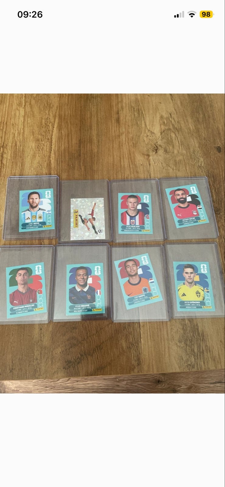 Panini Voetbal Spelerskaarten, Ophalen of Verzenden, Zo goed als nieuw, Buitenlandse clubs, Spelerskaart