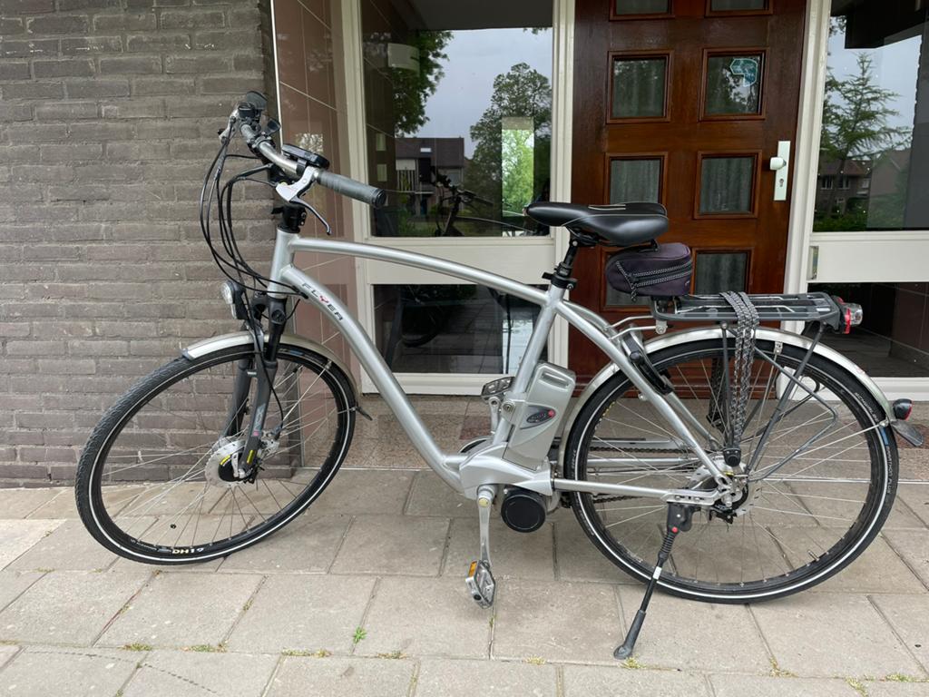 Flyer Elite elektrische herenfiets, Fietsen en Brommers, Ophalen, Gebruikt