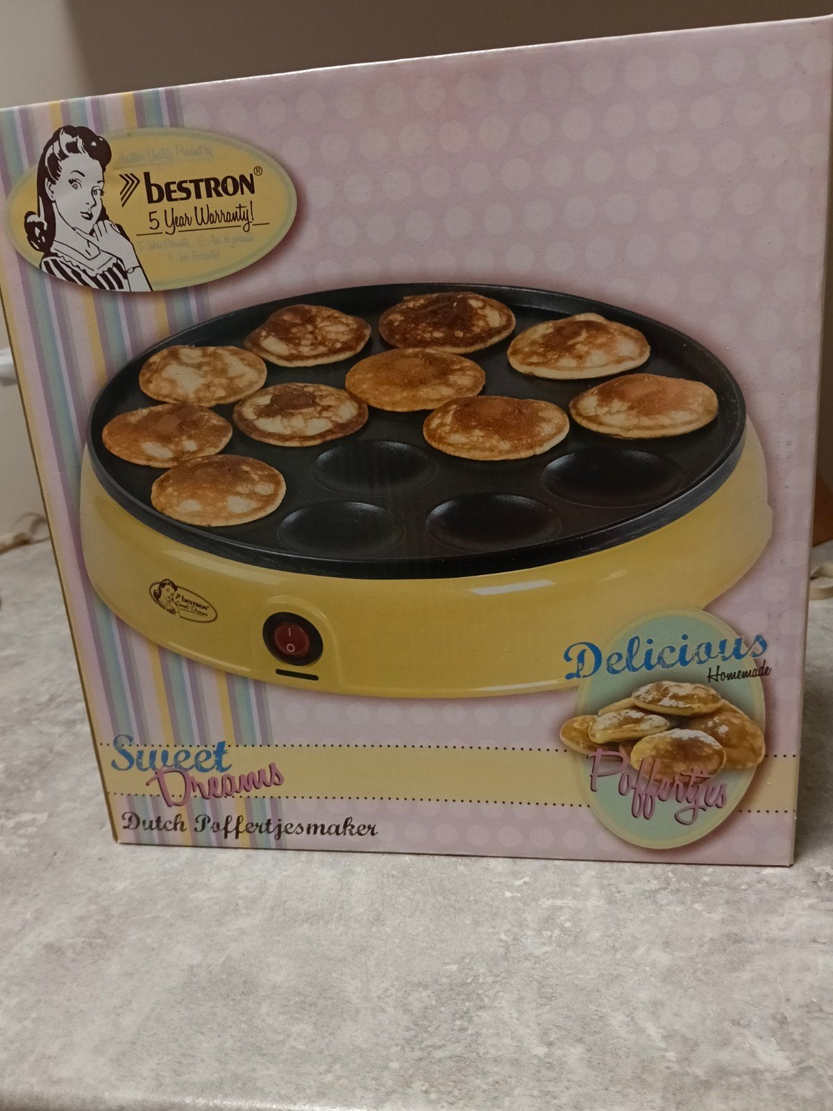 Bestron Sweet Dreams Poffertjesmaker - Nieuw in doos, Ophalen of Verzenden, Nieuw