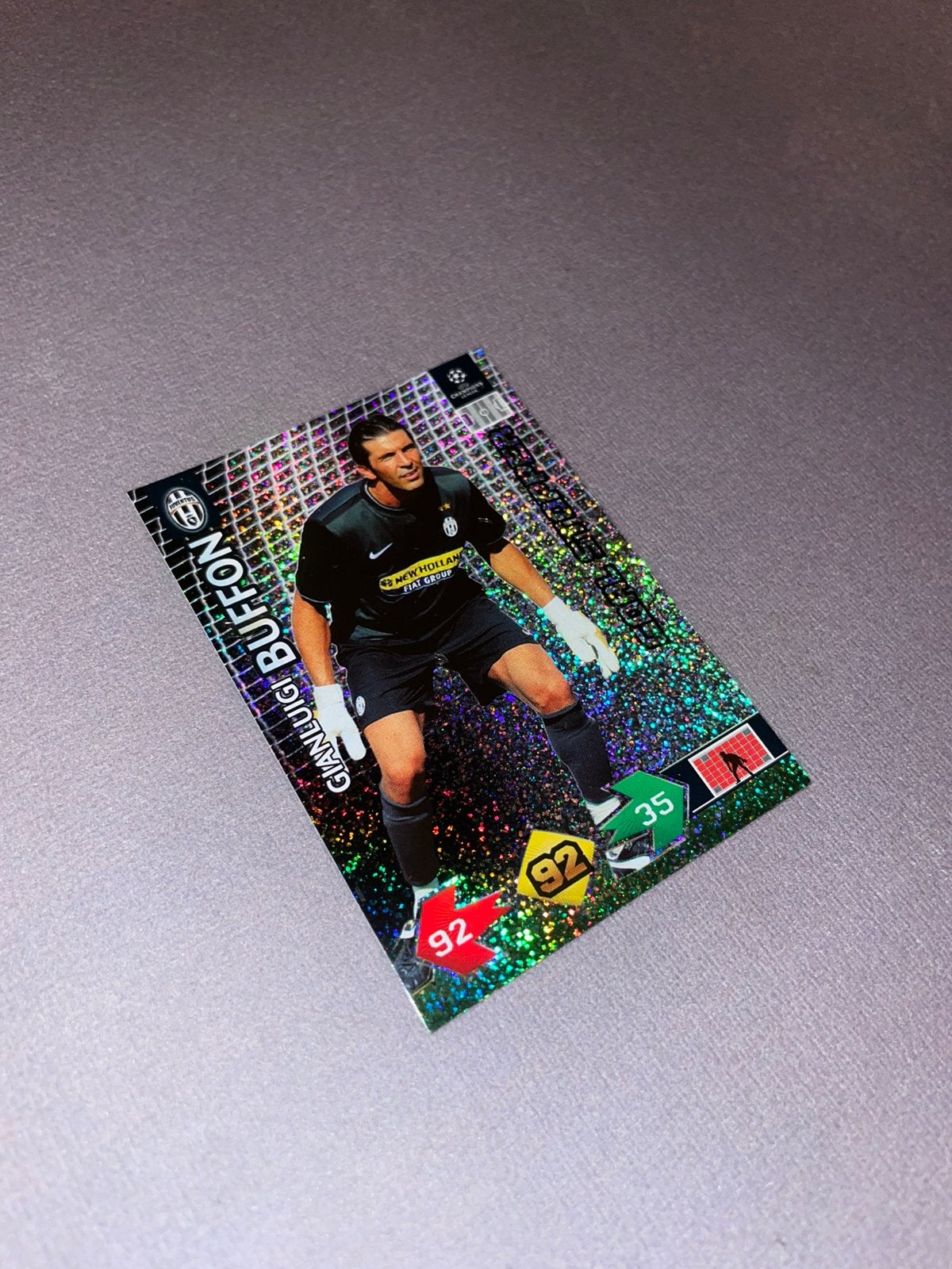 Gianluigi Buffon 2009-2010 Panini Goal Stopper Juventus, Ophalen of Verzenden, Zo goed als nieuw, Plaatje