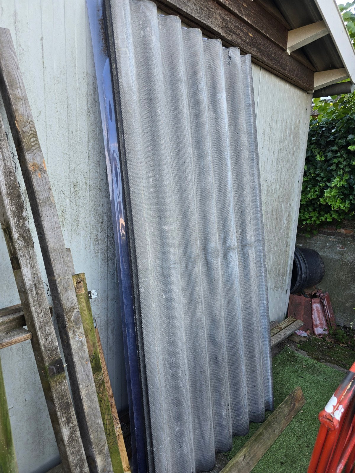 Golfplaten: 3x grijs, 2x doorzichtig (3m x 1.5m), Doe-het-zelf en Verbouw, Platen en Panelen, Ophalen, Gebruikt, 20 tot 50 mm