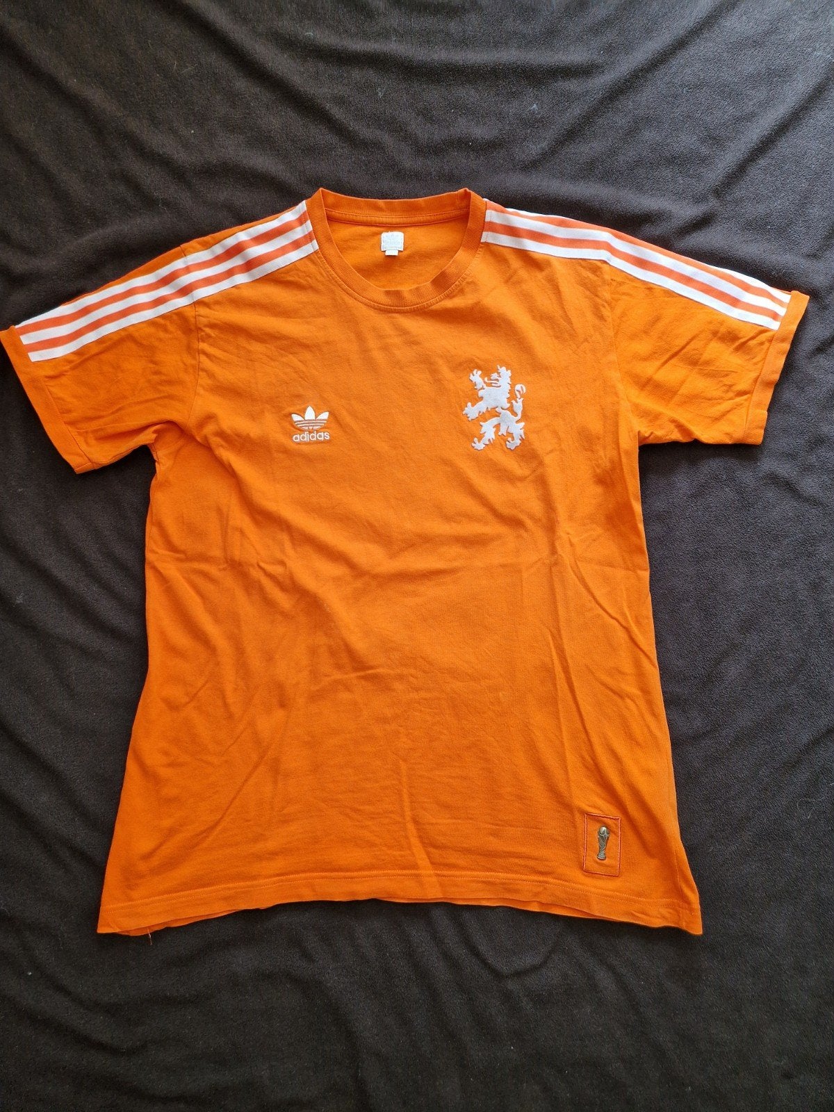 Vintage Nederlands elftal Oranje Adidas shirt, Maat 48/50 (M), Nike, Oranje, Ophalen of Verzenden