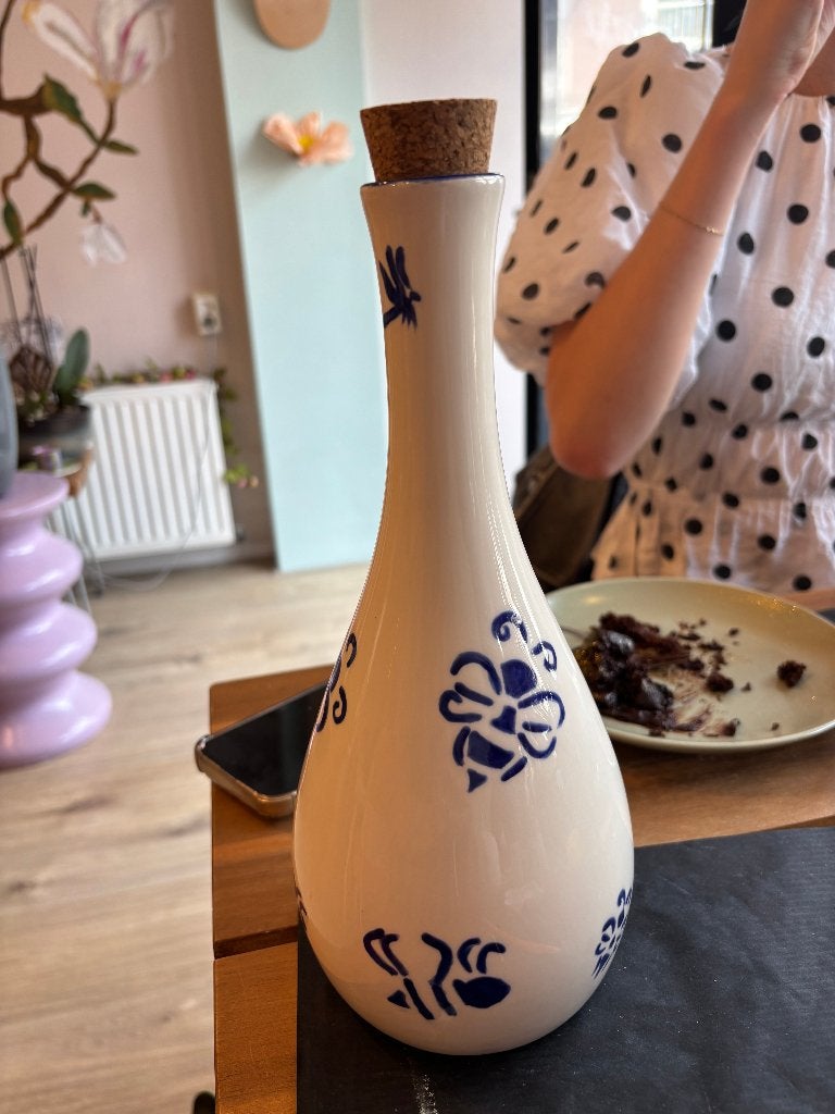 Handgemaakte keramiek karaf, Ophalen, Kan, Keramiek, Nieuw