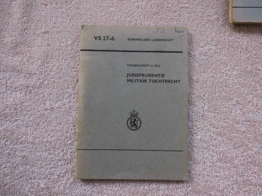 VS 27-6 Koninklijke landmacht voorschrift nr 27-6, Ophalen of Verzenden, Landmacht, Nederland, Boek of Tijdschrift