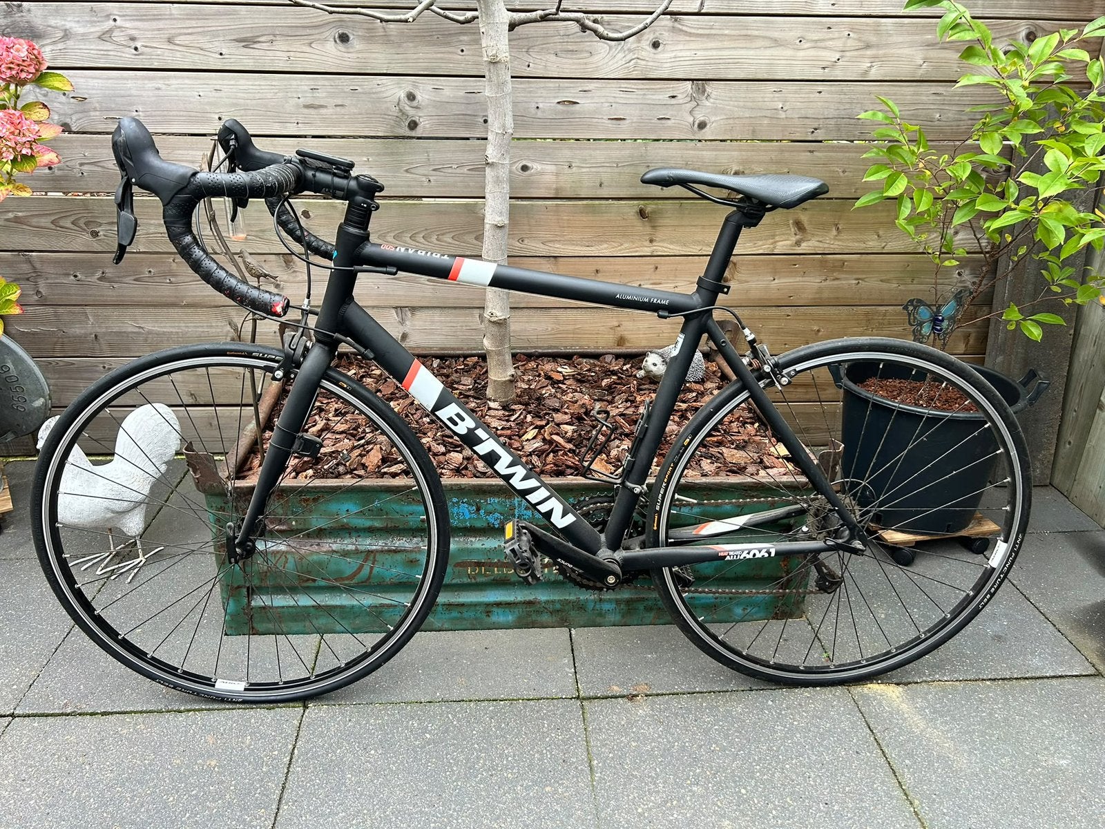 Wielrenfiets BTWIN, Minder dan 10 versnellingen, Gebruikt, 26 inch, Velgrem