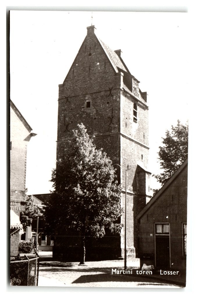 Losser, Martini toren, Verzenden, 1940 tot 1960, Ongelopen, Overijssel