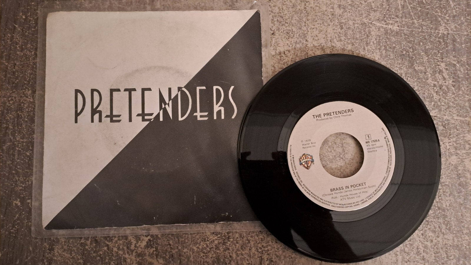Pretenders  - brass in pocket, Gebruikt, 7 inch, Pop, Fotohoes