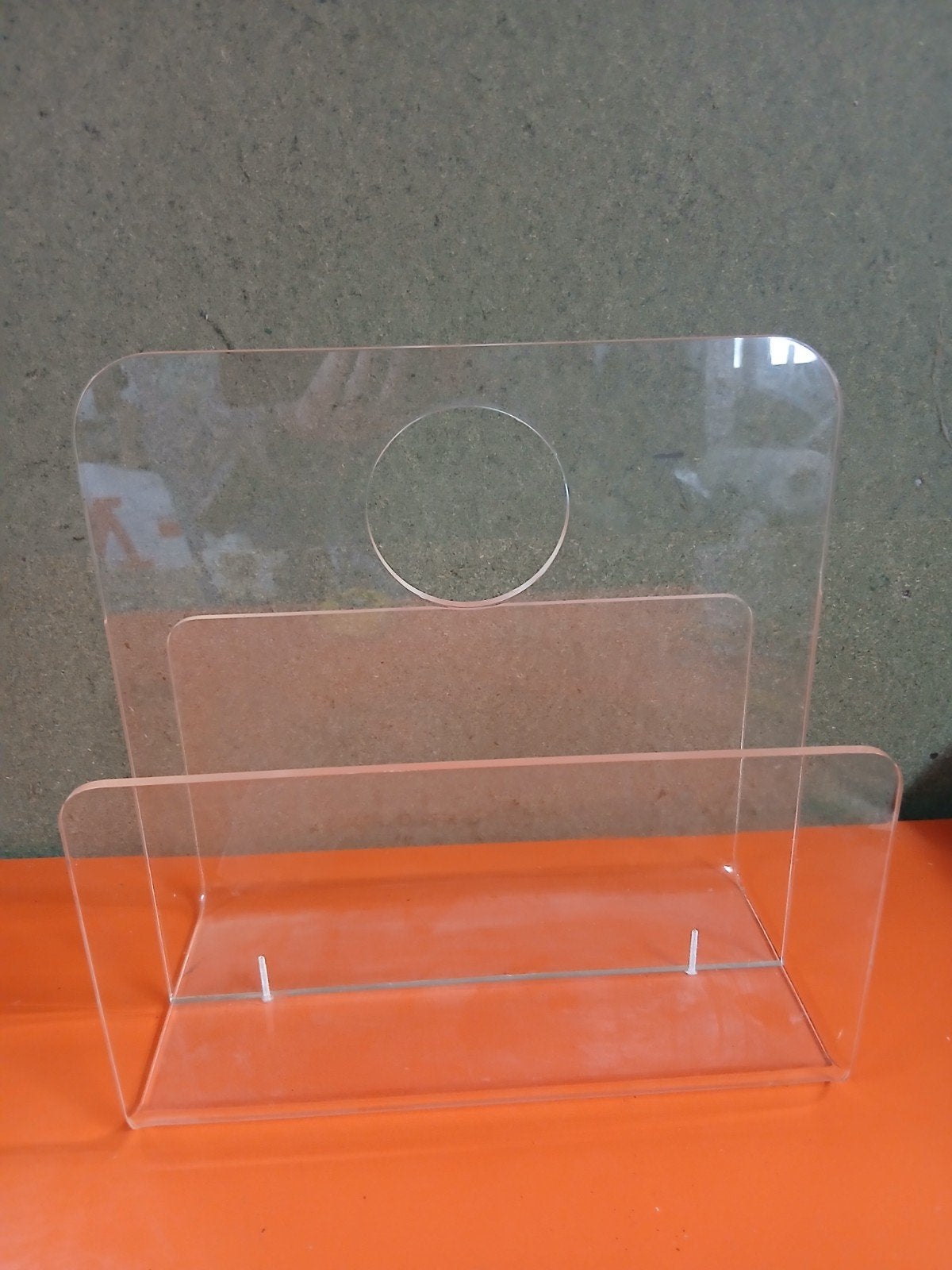 Vintage Plexiglas Tijdschriftenhouder, Ophalen of Verzenden, Zo goed als nieuw