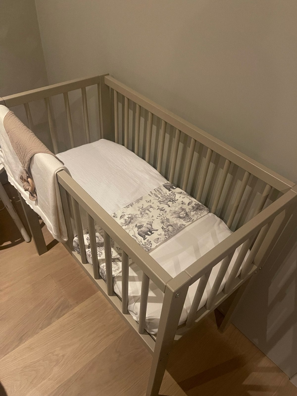 Co-sleeper beige met aerosleep matrasje, Kinderen en Baby's, Ophalen, Zo goed als nieuw, Ledikant