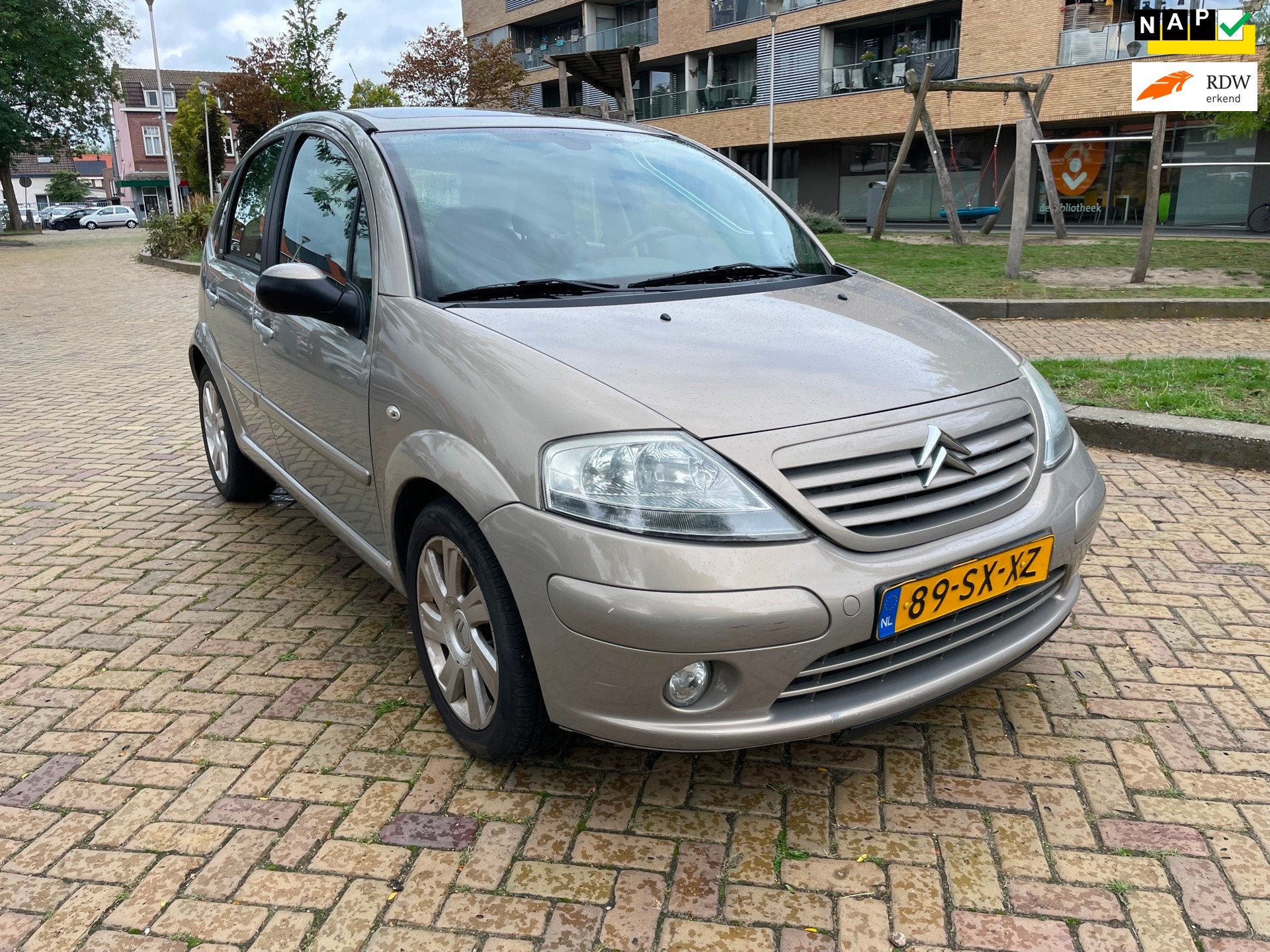 Citroen C3 1.6i-16V Exclusive, 5drs Aut, Pano, Trekhaak, Cru, Auto's, 1160 kg, Gebruikt, 4 cilinders, 1108 kg