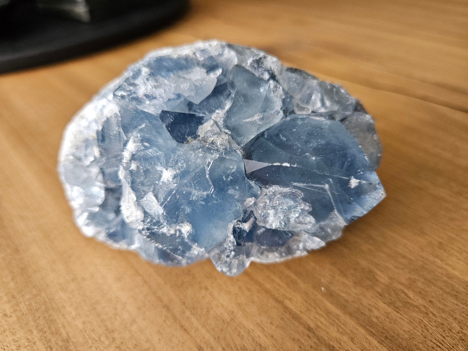 celestien blauw kristallen edelsteen engelensteen, Ophalen of Verzenden, Nieuw