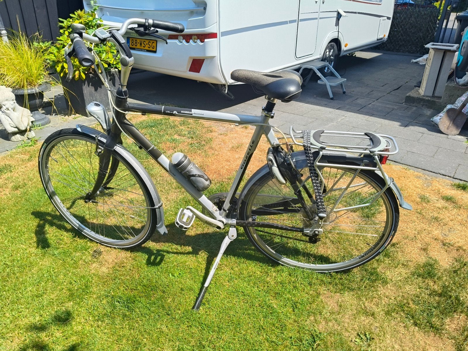 Gazelle Hybrid Superieur LiteLine Herenfiets, Ophalen, 28 inch, Velgrem, Meer dan 20 versnellingen