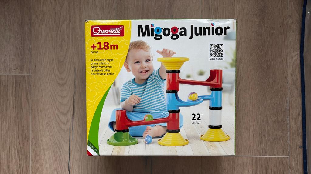 Quercetti Migoga Junior knikkerbaan - Zo goed als nieuw, Ophalen, Zo goed als nieuw, Overige typen