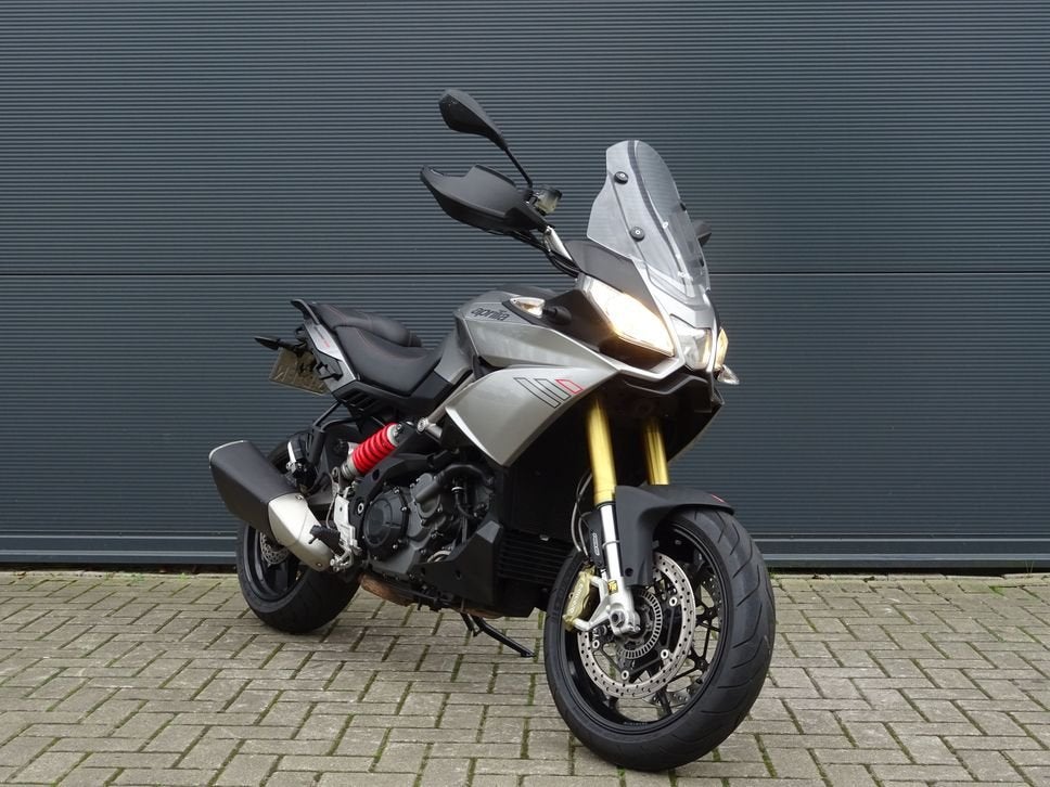 APRILIA CAPONORD 1200 2013 dealer onderhouden grijs, Motoren, 2 cilinders, Motorrijbewijs A, Bedrijf, Onbekend