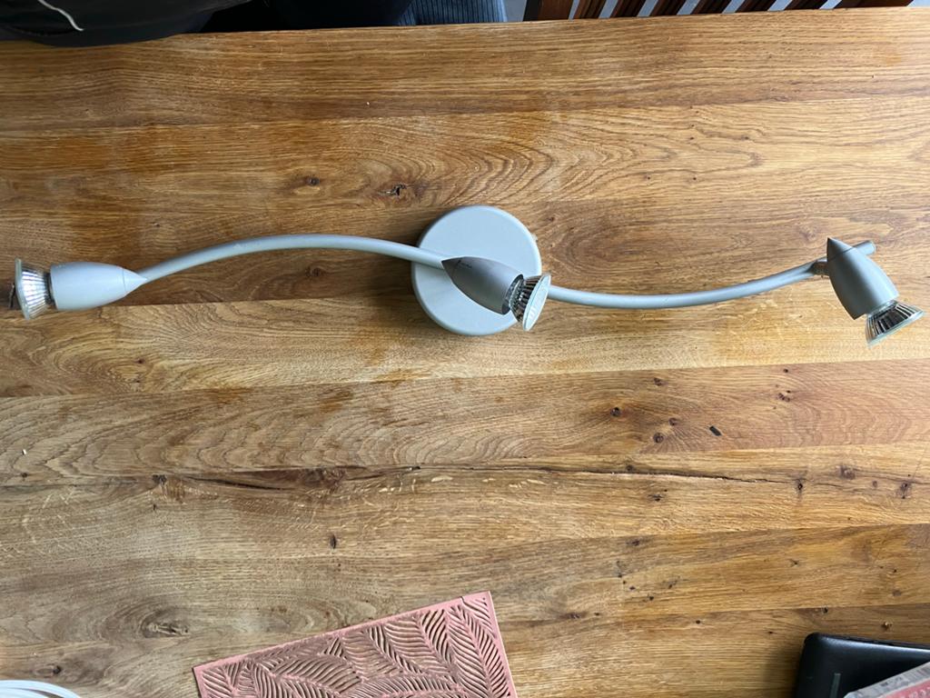 IKEA plafondlamp met 3 spots - gratis af te halen, Ophalen, Gebruikt