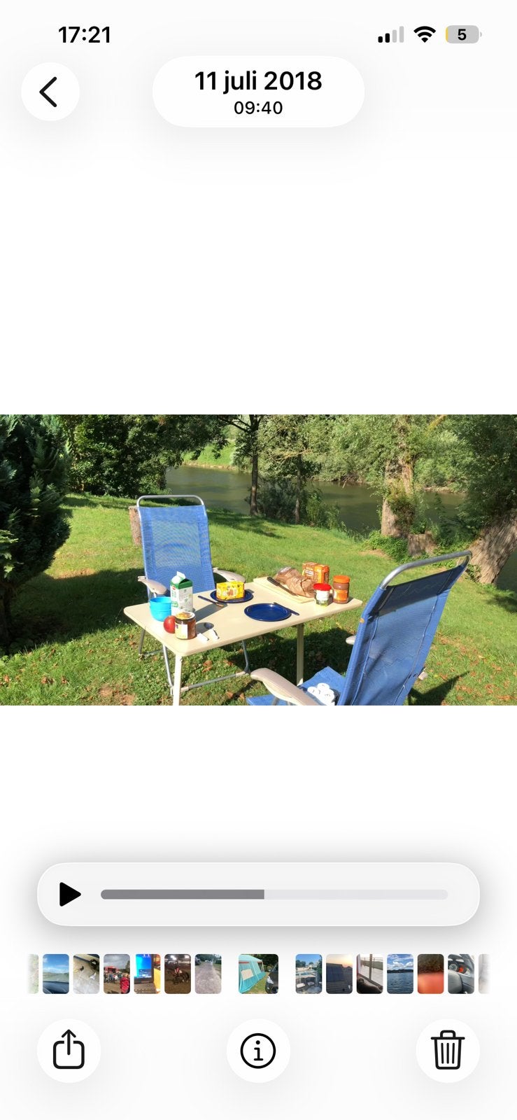 Alpen Kreuzer vouwwagen (6-persoons), Ophalen, Gebruikt, Campingtafel