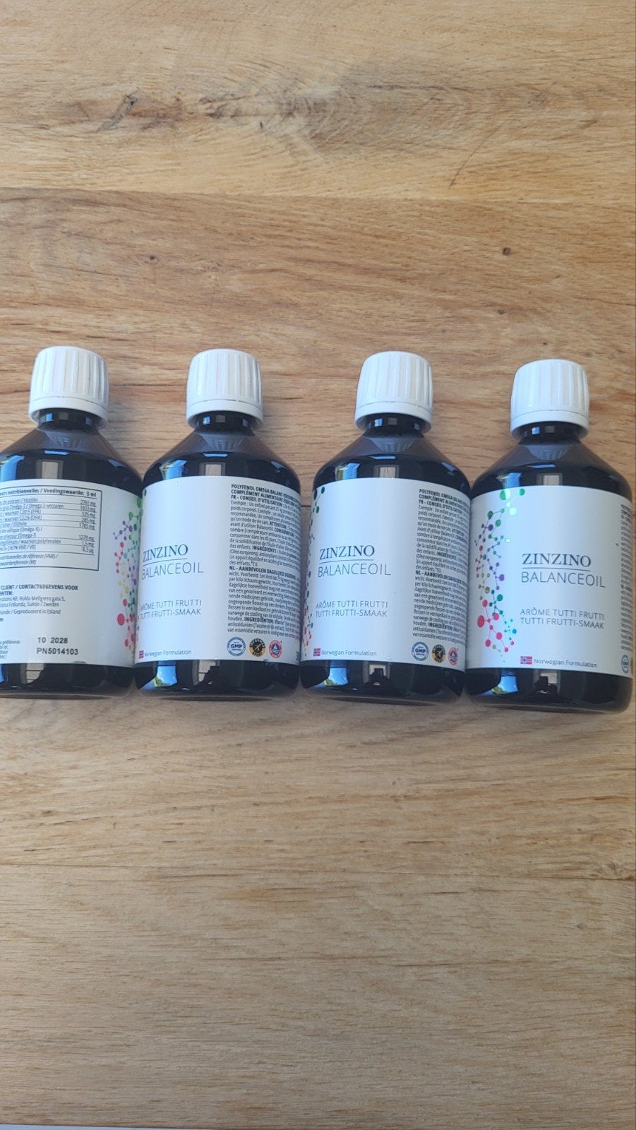 Zinzino BalanceOil Tutti Frutti - 4 flessen, Ophalen of Verzenden, Nieuw, Poeder of Drank