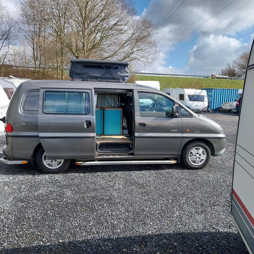 Buscamper Hyundai 2.5 TDI met NAP en APK, Overige merken, Buscamper of Camperbus, ., Tot en met 2