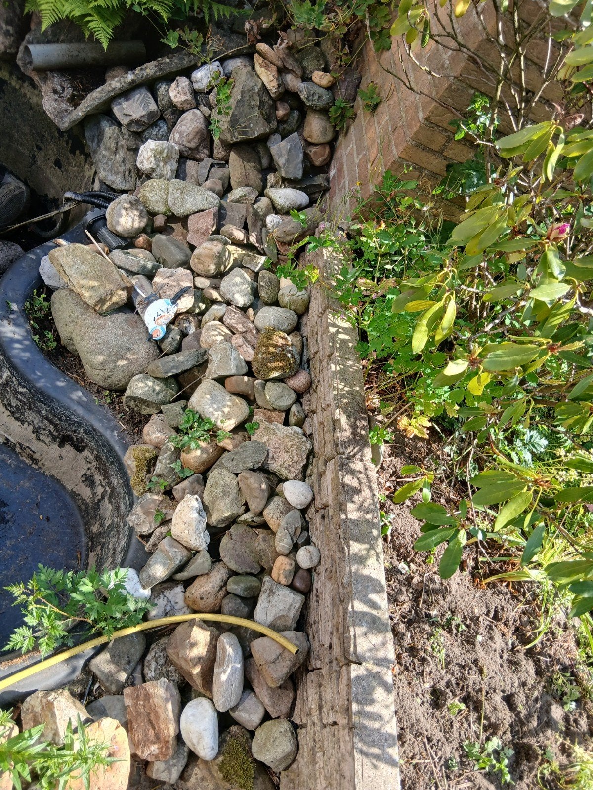 Sierstenen en keien voor vijver of tuin, Ophalen, Gebruikt, Kei