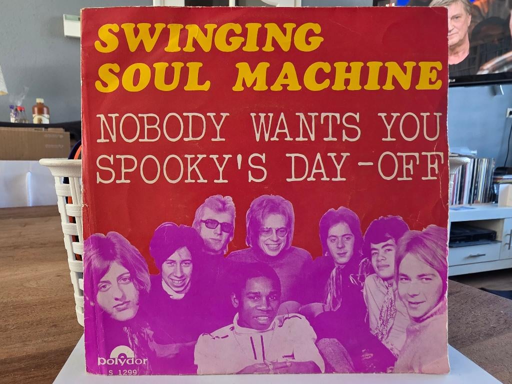 7" Single Swinging Soul Machine - Spooky's Day Off / Nobody, Gebruikt, 7 inch, Single, Ophalen of Verzenden