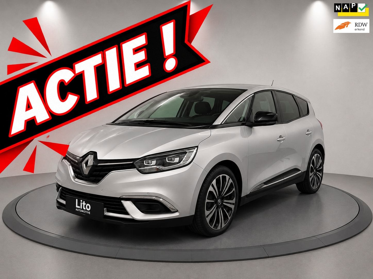 Renault Grand Scénic 1.3 TCe Equilibre|7-Persoons|AIRCO|NAV, Auto's, Euro 6, 4 cilinders, 7 stoelen, Origineel Nederlands