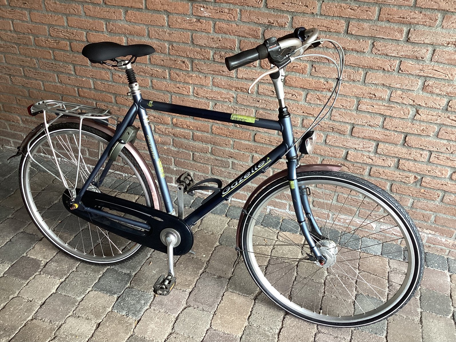 Gazelle Furore herenfiets, Fietsen en Brommers, Fietsen | Heren | Herenfietsen, Ophalen, Versnellingen, Zo goed als nieuw, 61 tot 65 cm