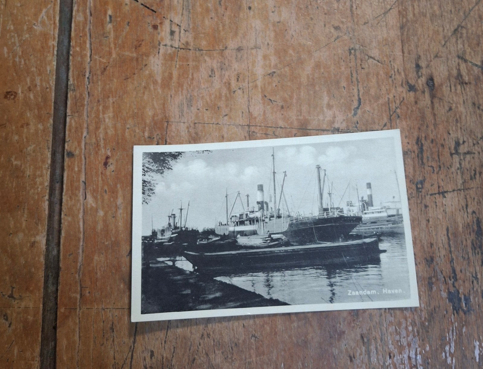 Oude Ansichtkaart Zaandam Haven - onGelopen, Ophalen of Verzenden, Voor 1920, Gelopen, Noord-Holland