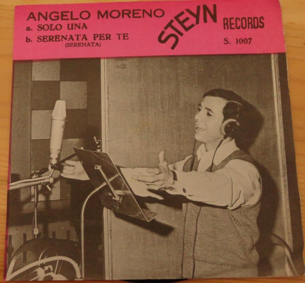 Angelo Moreno > Solo Una, Cd's en Dvd's, Vinyl Singles, Gebruikt, 7 inch, Single, Ophalen of Verzenden