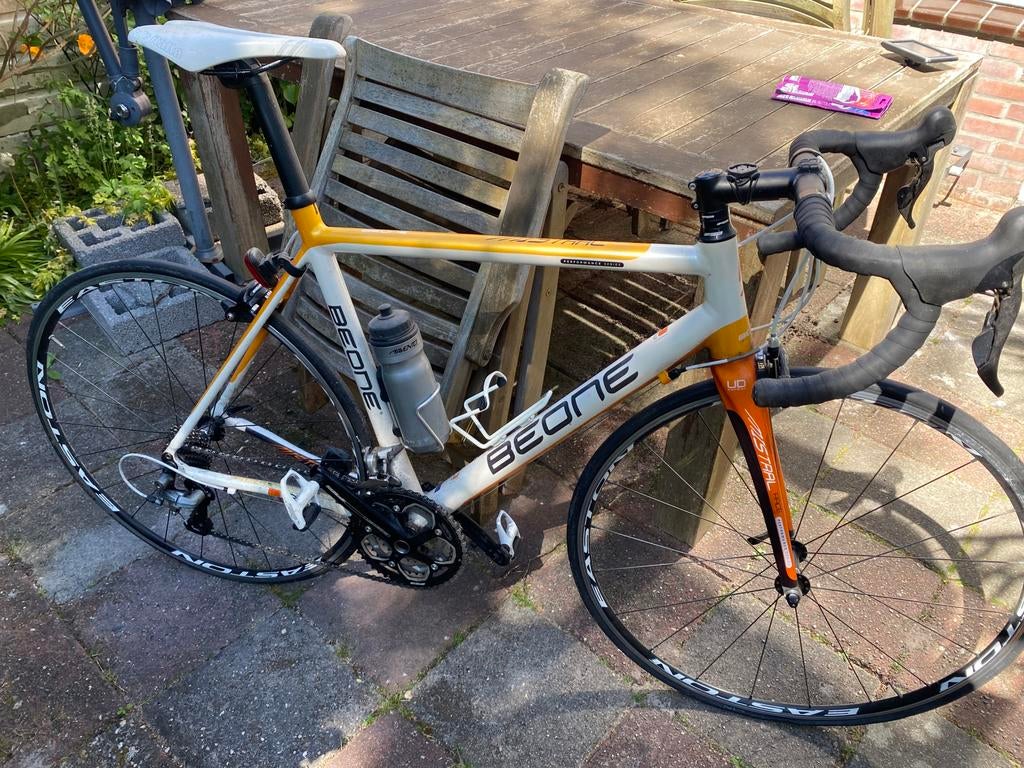Beone mistral, Fietsen en Brommers, Fietsen | Racefietsen, Gebruikt, Aluminium, Meer dan 20 versnellingen, Schijfrem