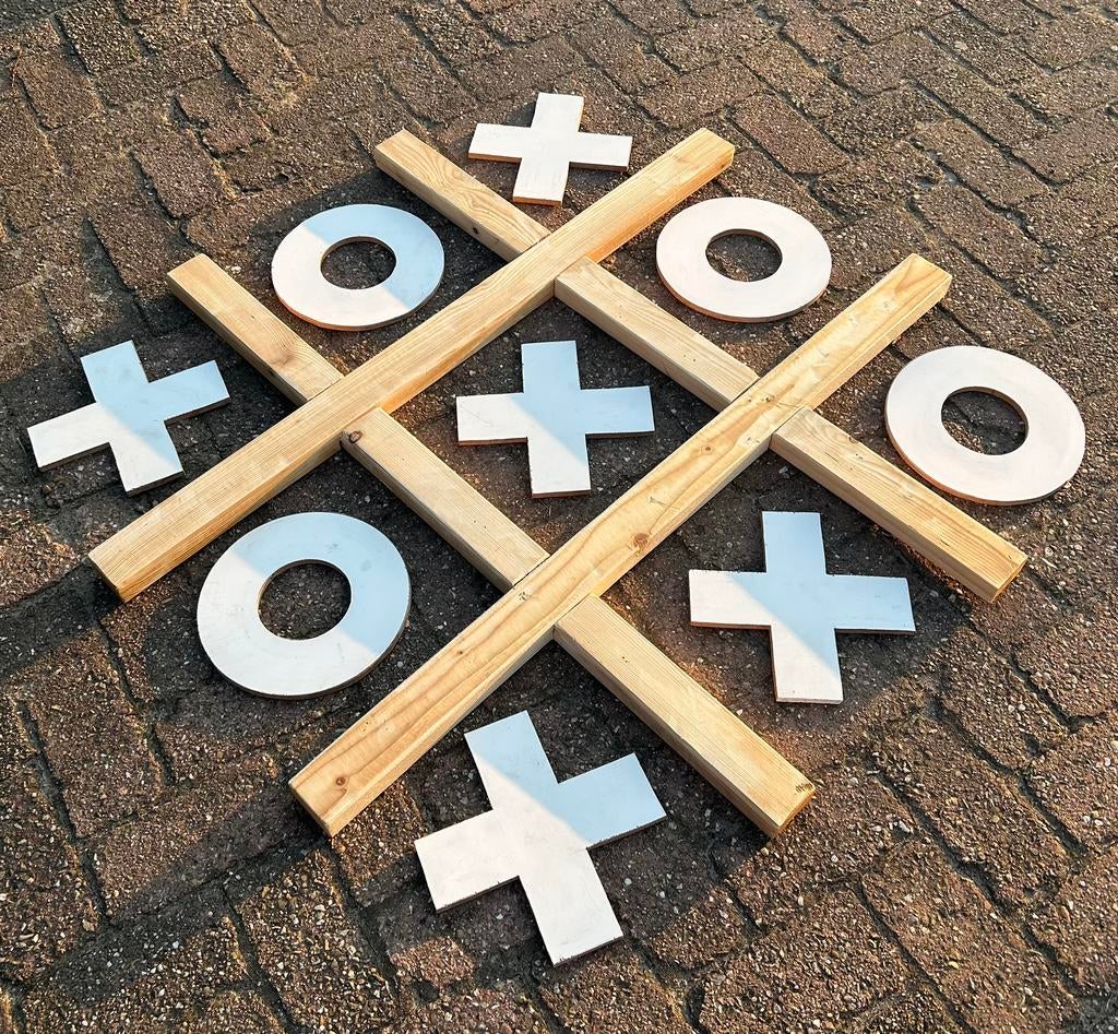 Houten Spellen XXL huur voor feestje of bruiloft, Ophalen, Zo goed als nieuw