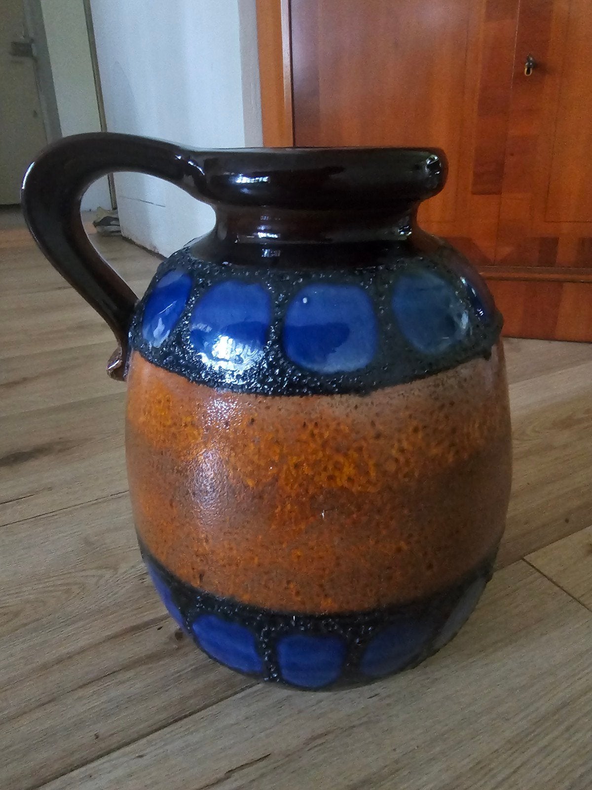 Fat Lava Vaas Scheurich, mooie staat vintage, Antiek en Kunst, Antiek | Vazen, Ophalen
