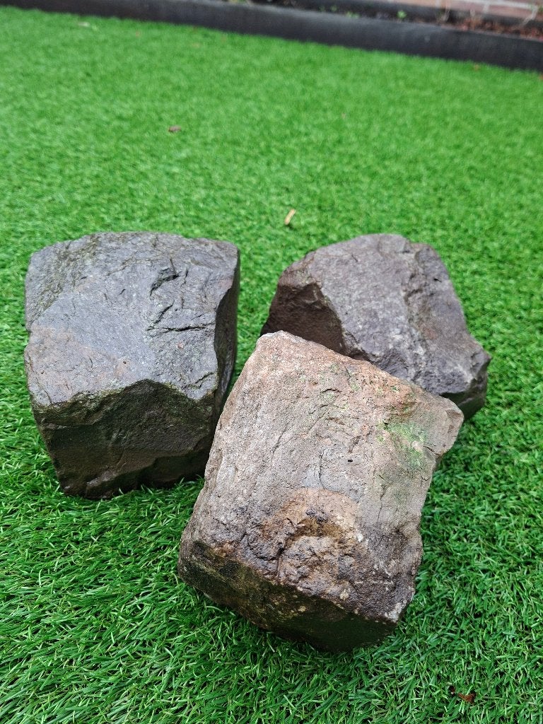 Kinderkopjes basalt, Tuin en Terras, Ophalen, Gebruikt, Overige typen, Natuursteen