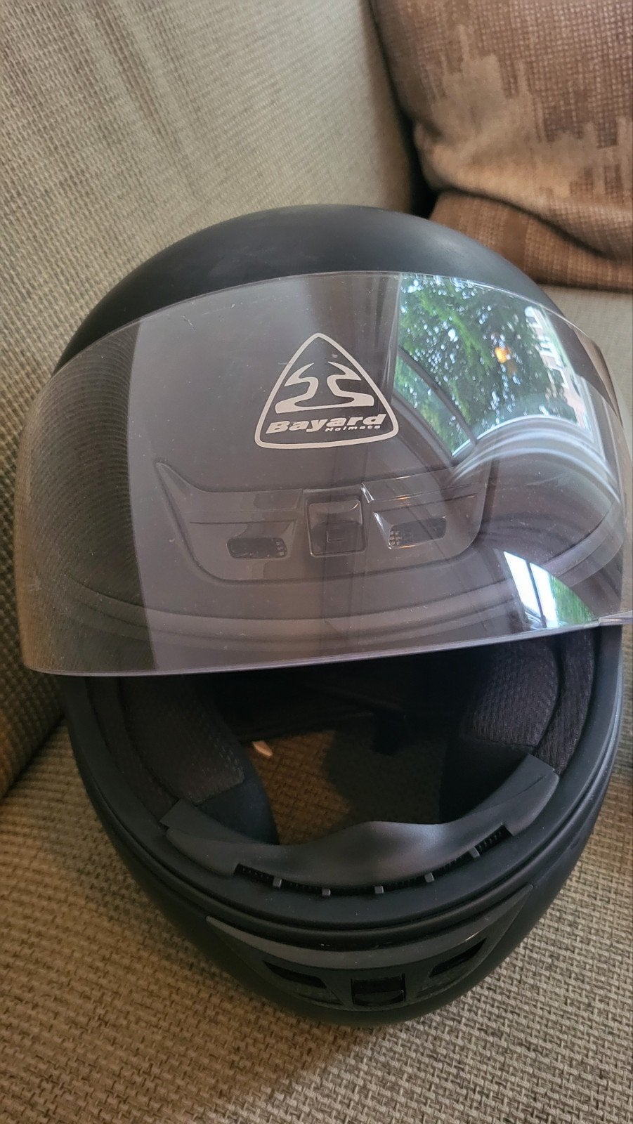 Bayard E13 mat zwarte motorhelm maat S, Ophalen, Tweedehands, Integraalhelm, Overige merken