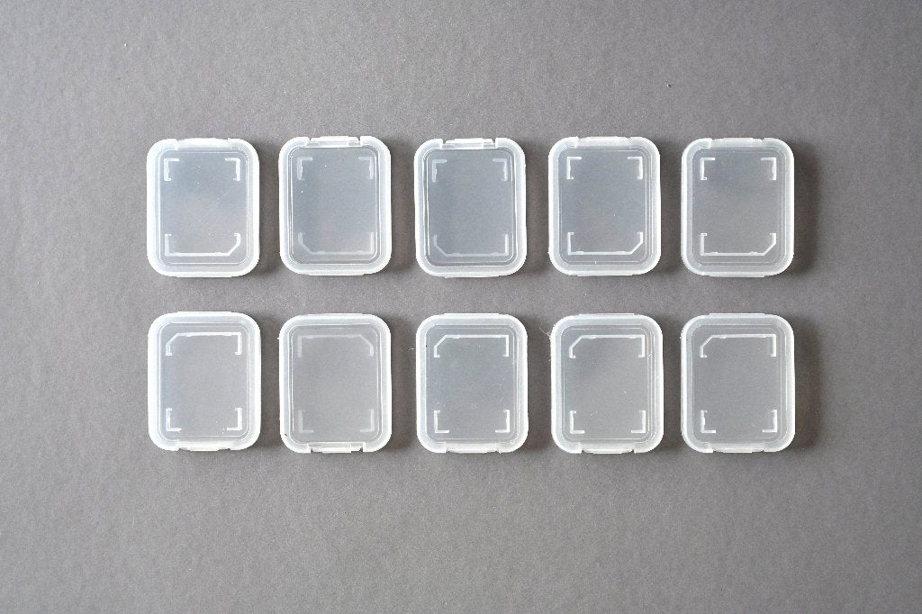 Transp. opbergdoosje voor SD card # Nieuw # per stuk, Audio, Tv en Foto, Ophalen of Verzenden, Nieuw, SD