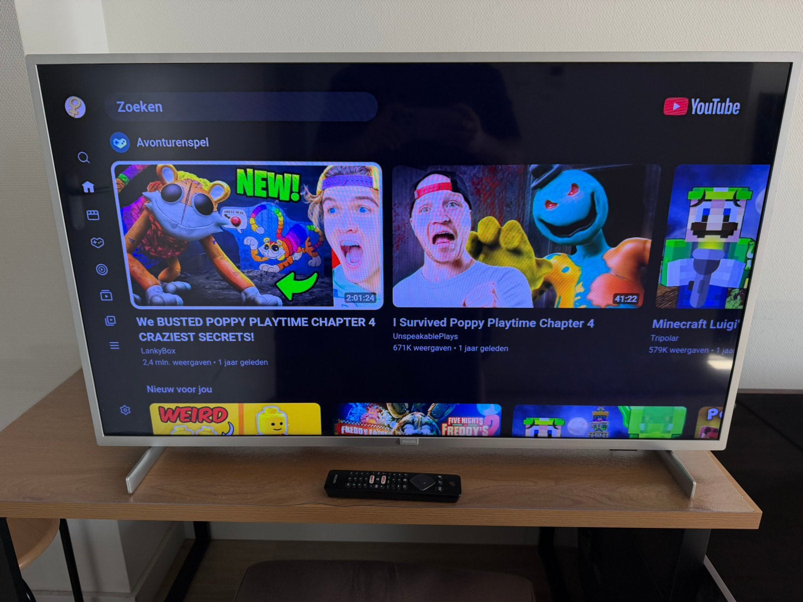 Philips smart led 4k uhd tv 43 inch, Ophalen, Philips, LED, 50 Hz