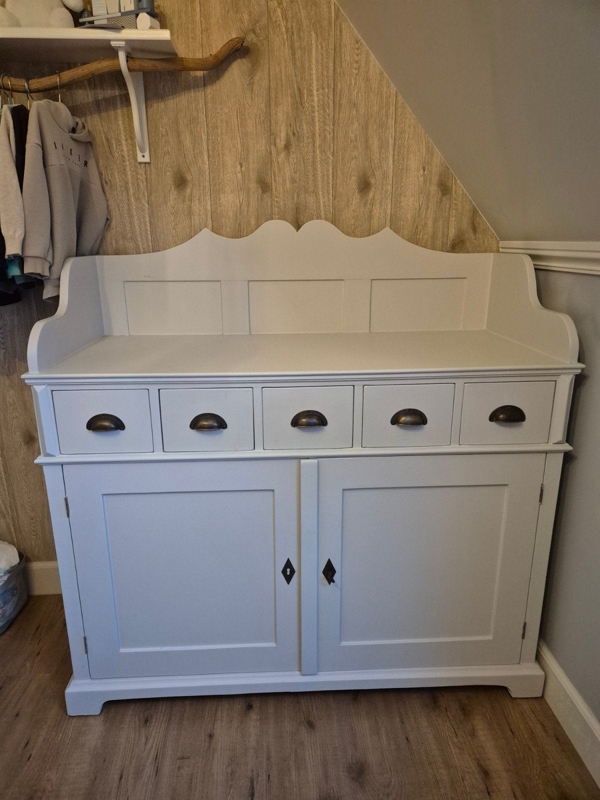 Zeer degelijke mooie commode licht grijs, Ophalen, 50 tot 70 cm, 105 cm of meer, 100 cm of meer