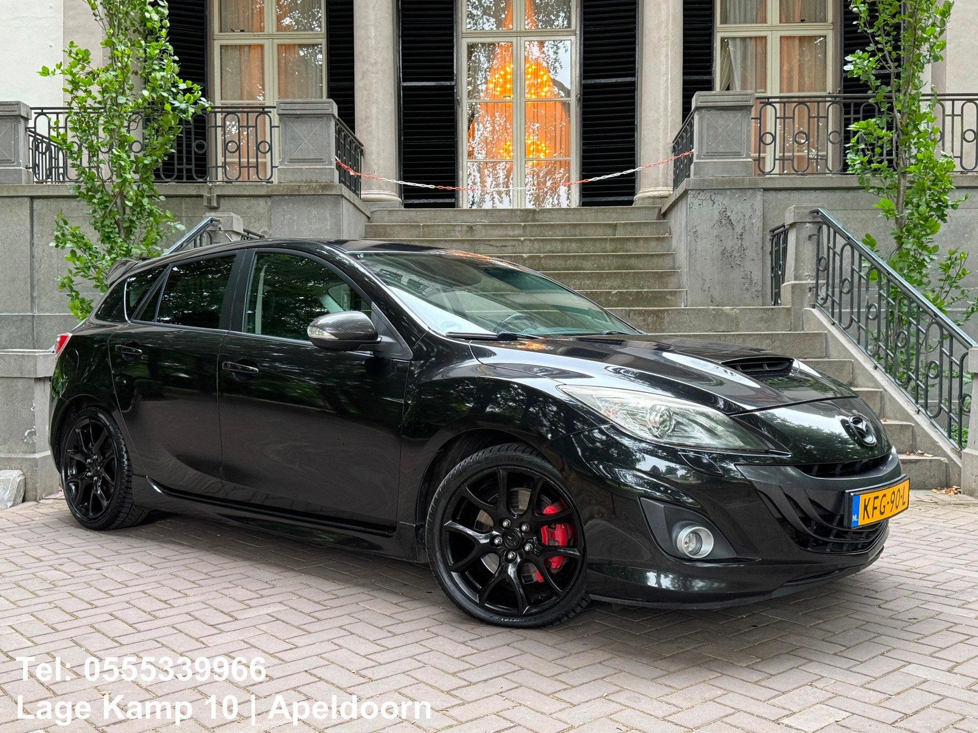 Mazda 3 2.3 DiSi Turbo MPS 260Pk Xenon Navi Leder Climate Cr, Voorwielaandrijving, Gebruikt, 1370 kg, 4 cilinders