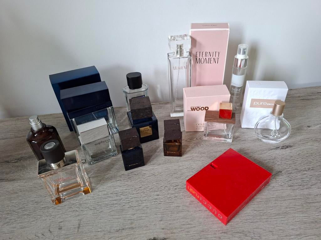 Lege parfum flesjes., Ophalen of Verzenden, Gebruikt, Parfumfles