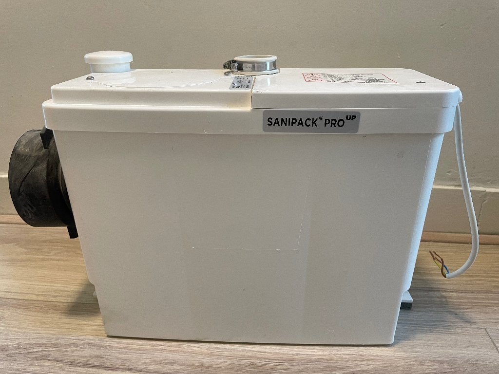 NIEUW |Sanibroyeur Sanipack Pro Up | New, Ophalen, Nieuw, Toilet