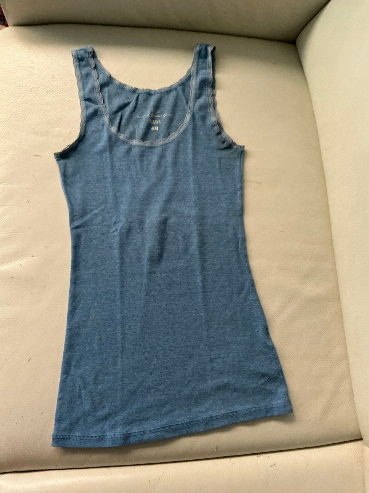 Blauw H&M topje maat S, Kleding | Dames, Blauw, Ophalen of Verzenden, Gedragen, Maat 36 (S)